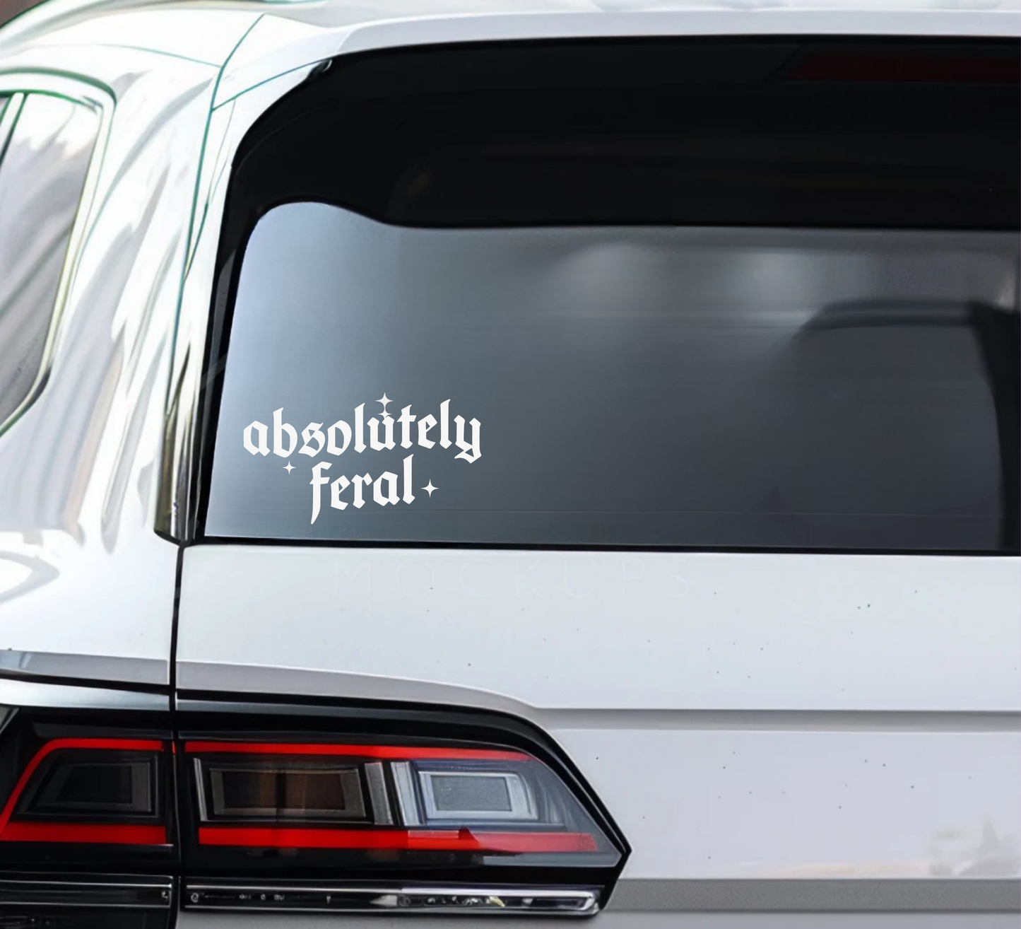 Absolutely Feral Decal