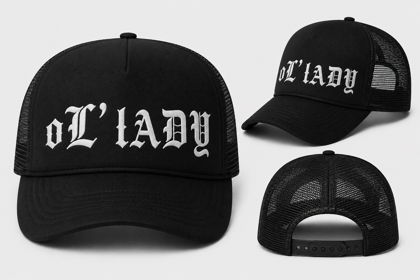 Ol' Lady Trucker Snapback Hat (PreOrder)